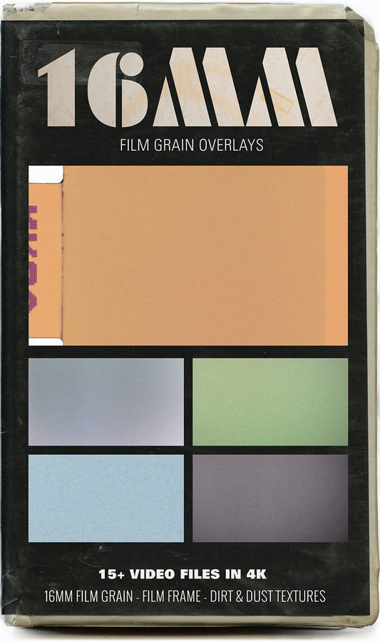 FILM GRAIN OVERLAYS + DIRT & DUST - 16MM
