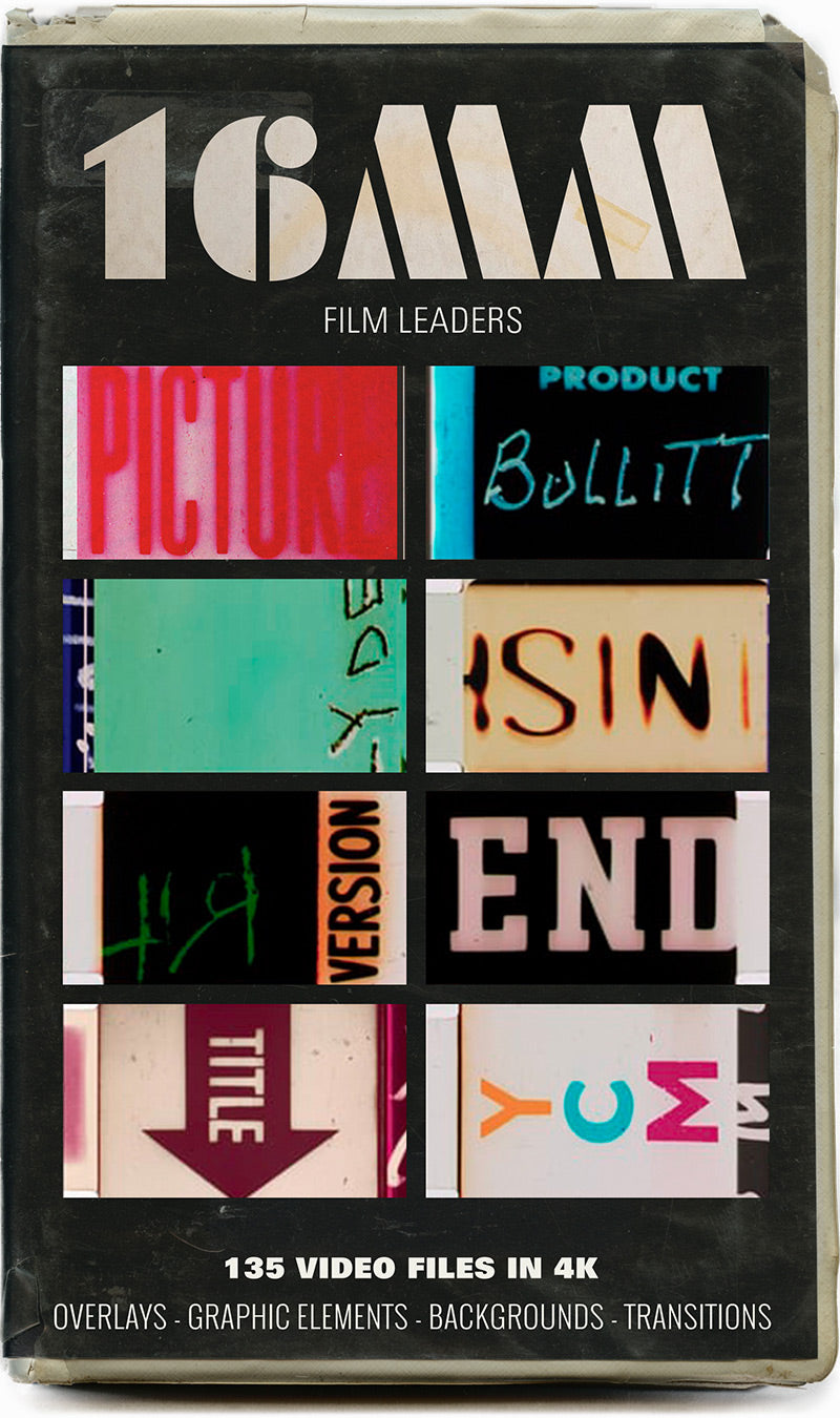 FILM LEADERS COLLECTION - VINTAGE 16MM ELEMENTS