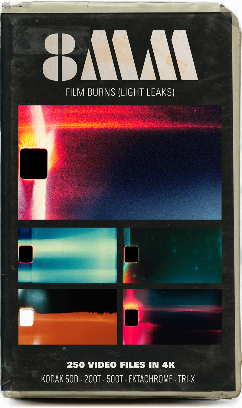 FILM BURNS COLLECTION - SUPER 8 LIGHT LEAKS