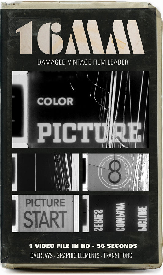 FREE 16MM DAMAGED FILM LEADER