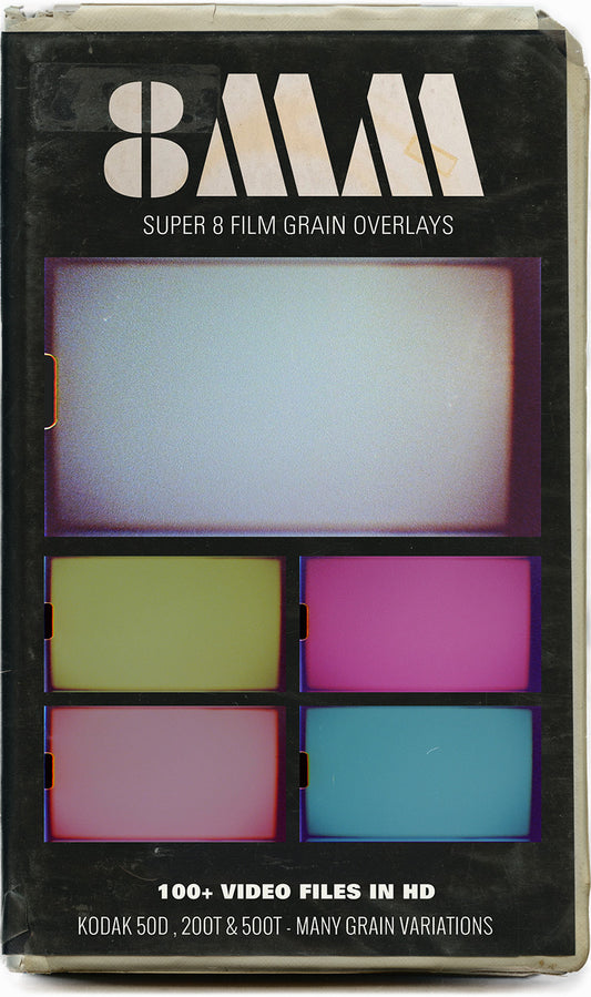 FILM GRAIN OVERLAYS COLLECTION - SUPER 8MM